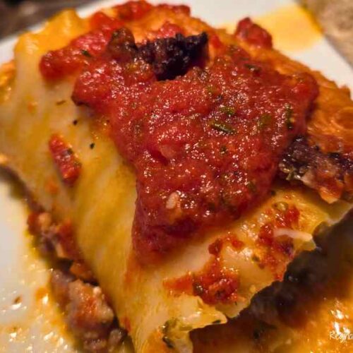 lasagna rolls with ricotta cheese