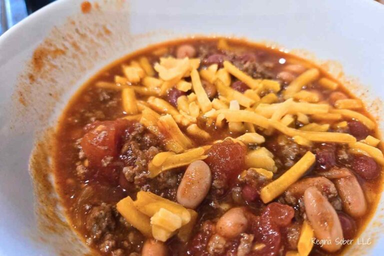 midwest chili bowl with cheese