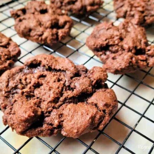 triple chocolate cookies
