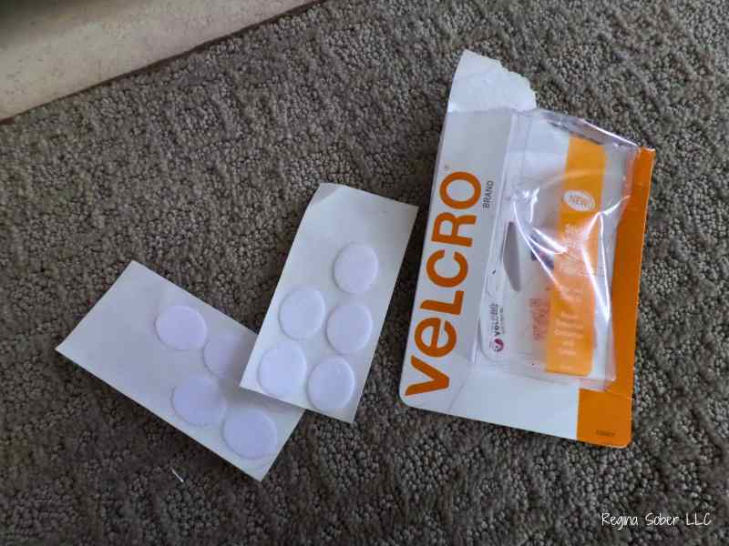 sticky oval velcro strips