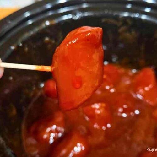 slow cooker hot dogs in sauce