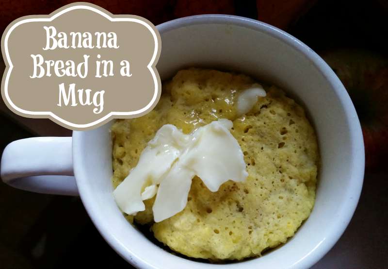 Simple Mug Banana Bread recipe Eat Travel Life