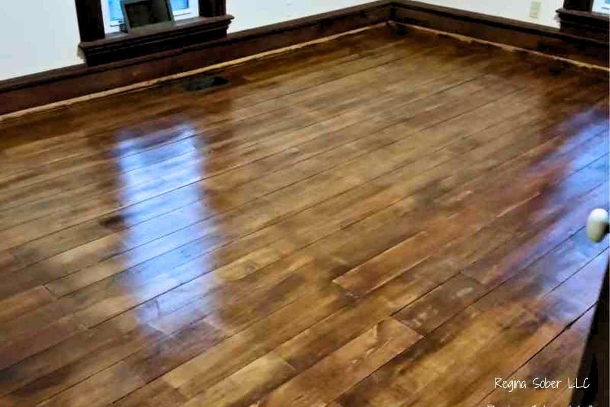 sealed 100 year old floors