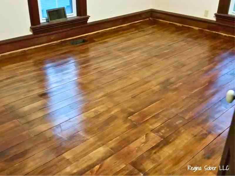 sealed 100 year old floors