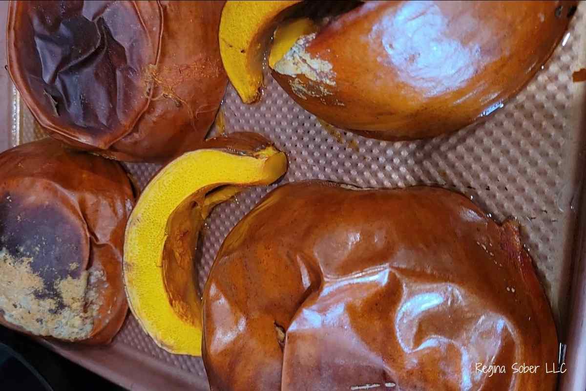 baked sugar pumpkin