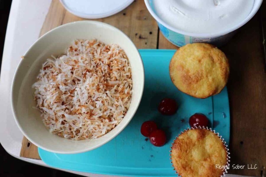 toasted coconut