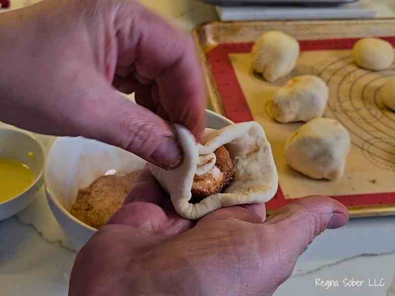 wrapping marshmallow