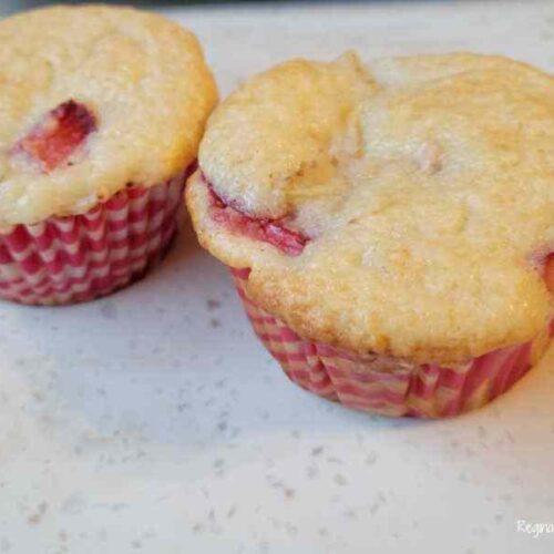 strawberry lemon muffins