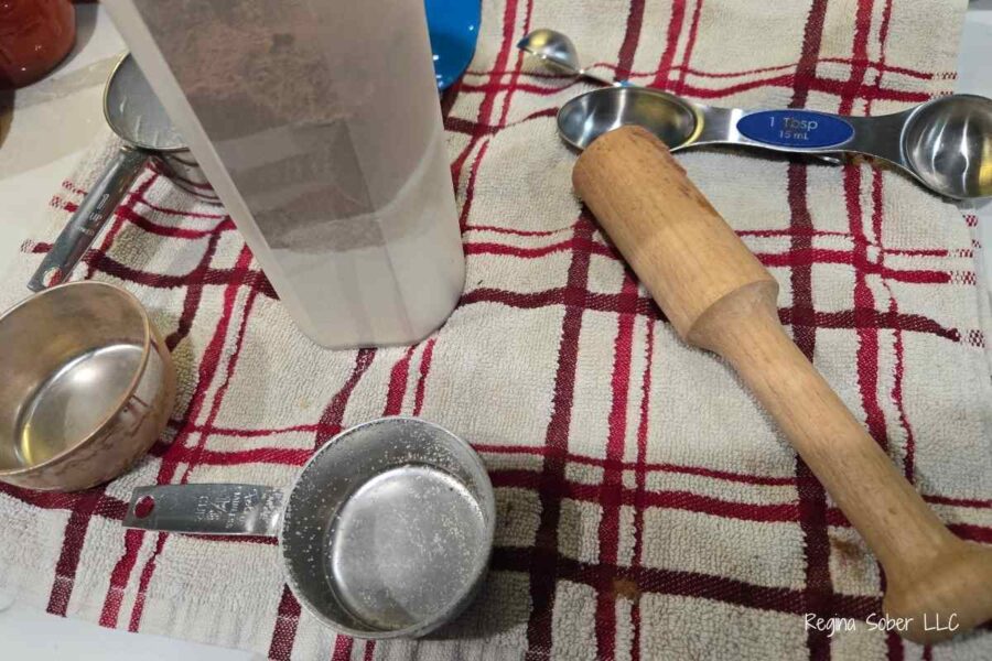 have all your tools and a towel to keep the mess to a minimum