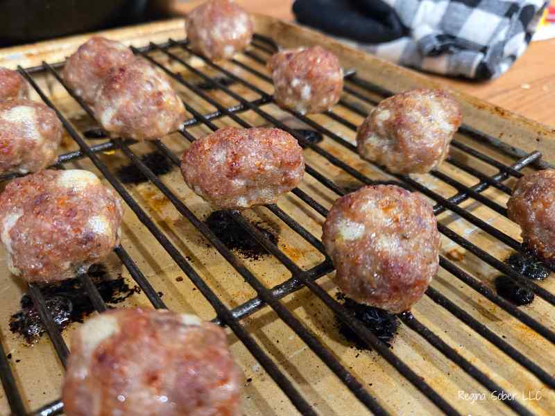 baked sausage balls