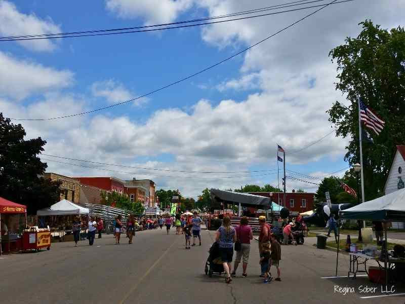 downtown elsie during dairy days