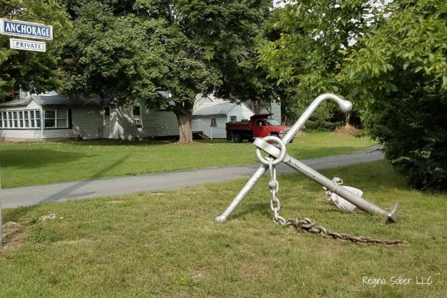 anchor in yard in PIB