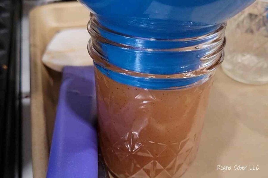 filling jars