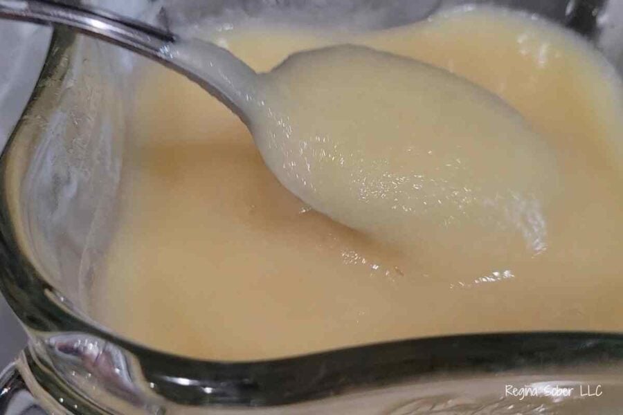 pureed apples
