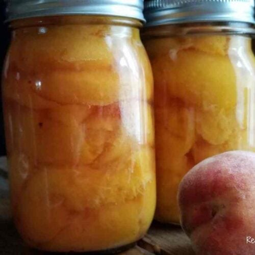 canning peaches sweet juice