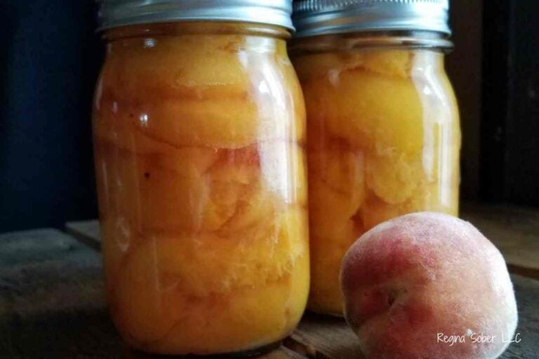 canning peaches sweet juice