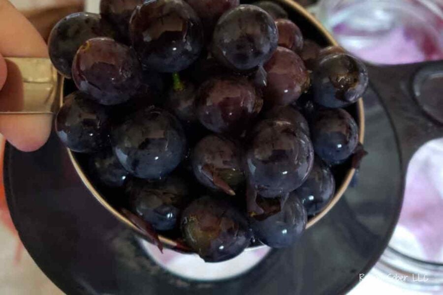 cup of grapes