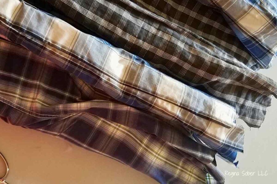 foam in arms of shirts to make a fake arm