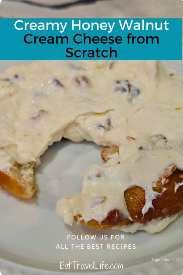 Creamy, lightly sweet homemade honey walnut cream cheese that tastes just like your favorite bagel shop spread. Made with simple ingredients, this easy recipe comes together in minutes and is perfect for bagels, toast, or fruit.