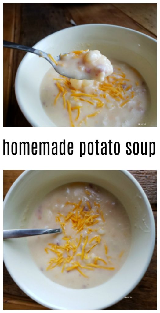 Homemade potato soup is a family favorite and won't last long. It's super easy and only requires you use 1 pot to make it.