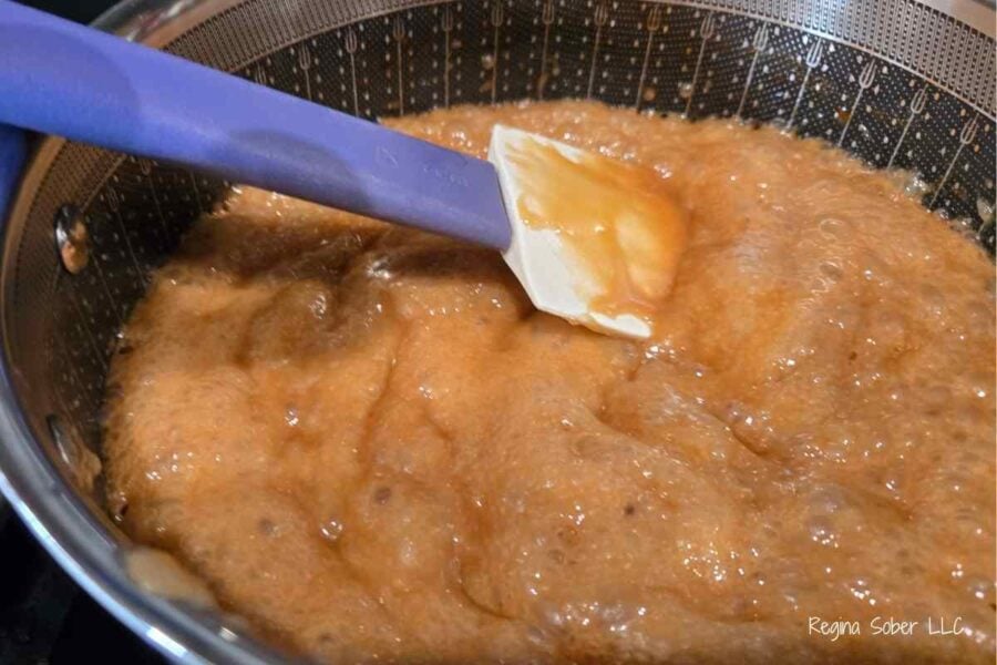 caramel will rise and get fluffy