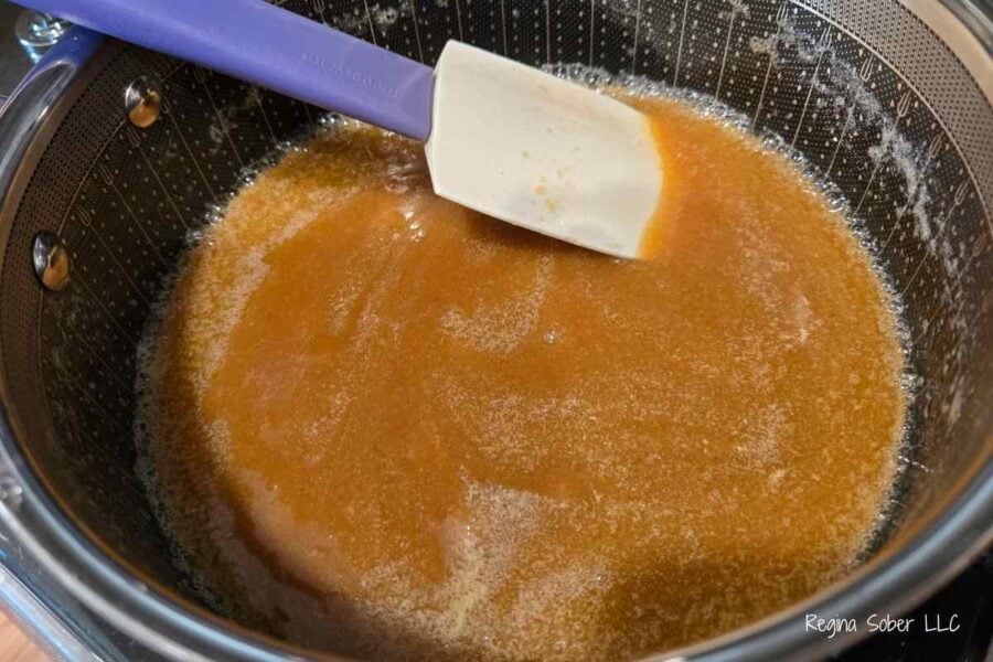 stir to incorporate and let come to a boil