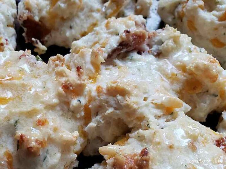 buttered bacon cheddar biscuits