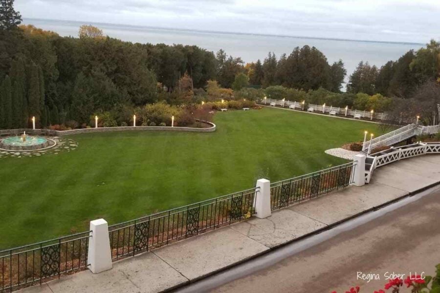 botanical gardens at the Mackinaw Island