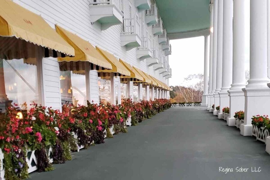 World's Largest Porch: Grand Hotel Mackinac Island Michigan