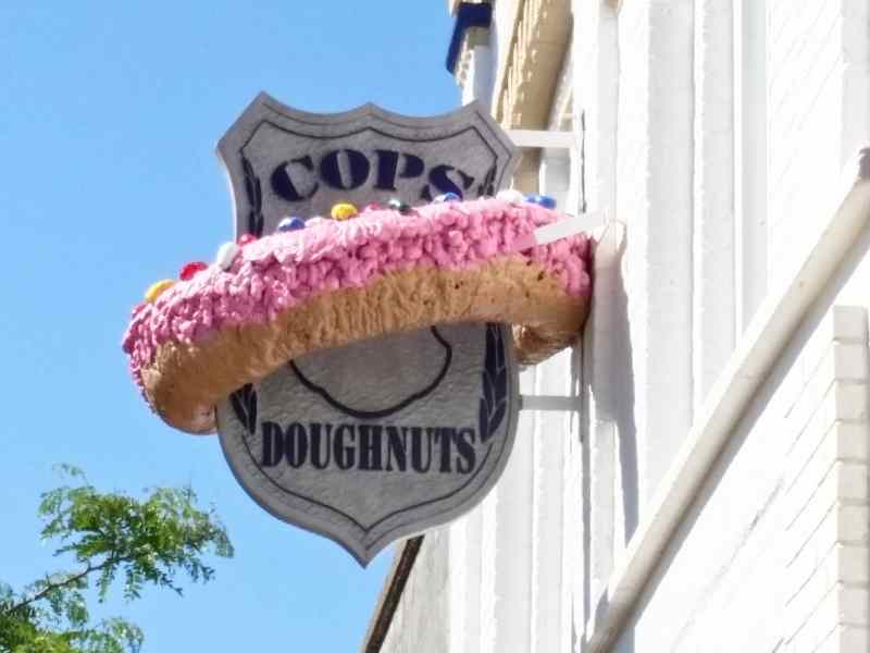 cops and donuts headquarters clare michigan