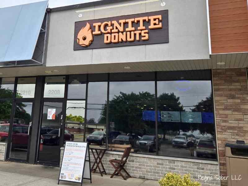 Ignite Donuts Sign Mt. Pleasant Michigan