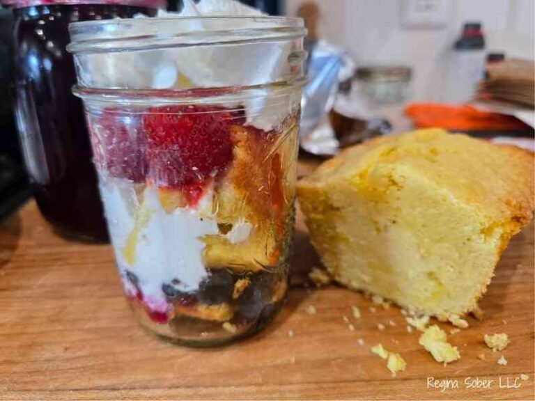 berry trifle with pound cake