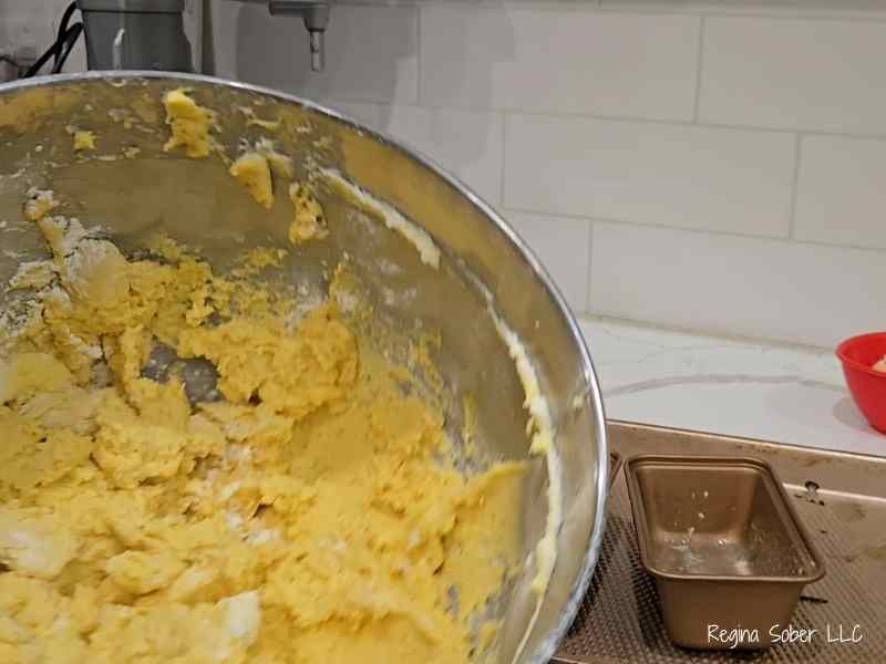 mix bater until just incorporated