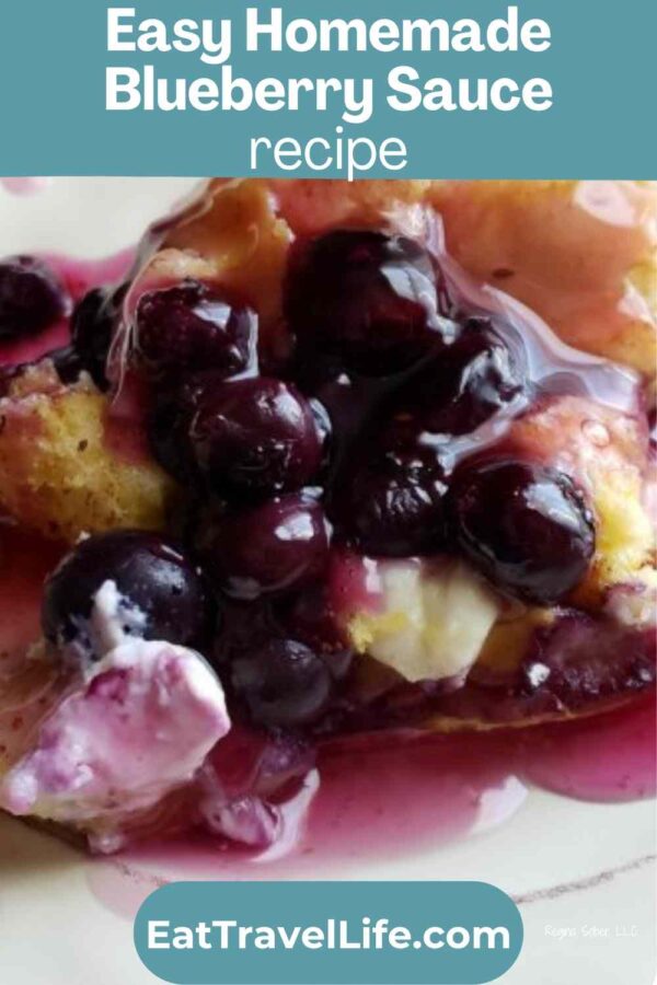 Make this quick blueberry sauce with fresh or frozen berries. Perfect topping for pancakes, waffles, cheesecake, or ice cream.