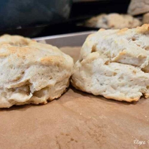Fluffy biscuits with lots of layers