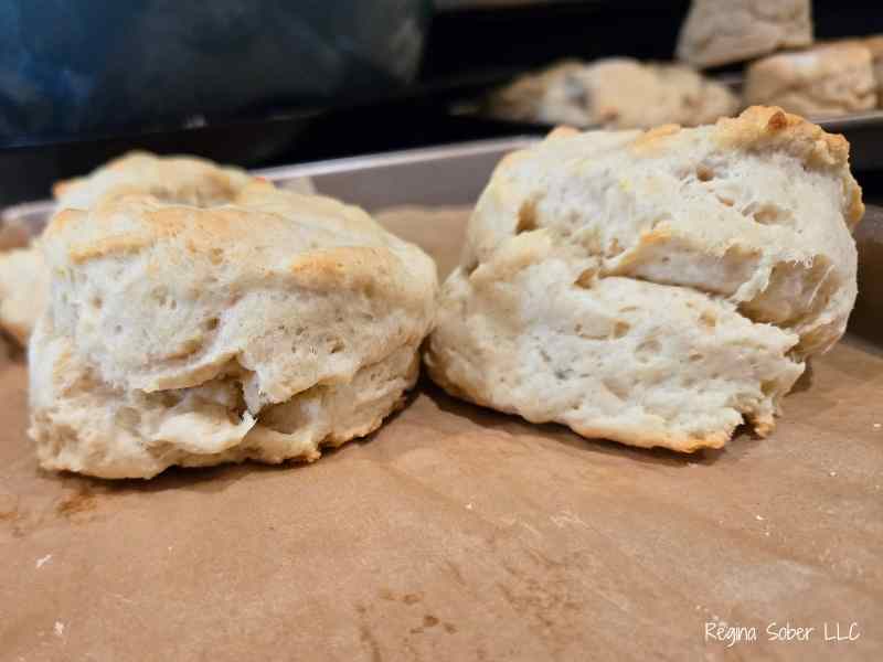 Fluffy biscuits with lots of layers