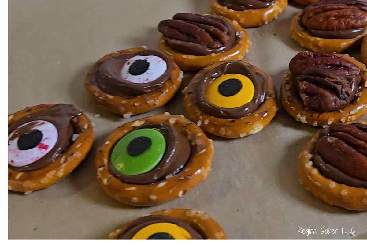 Candle pretzel eyes are my favorite