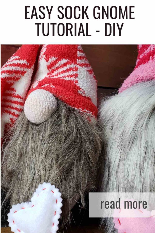Create cute sock gnomes with simple supplies from the dollar store. Perfect for holiday decorating or gifting. Fun craft project for all ages.
