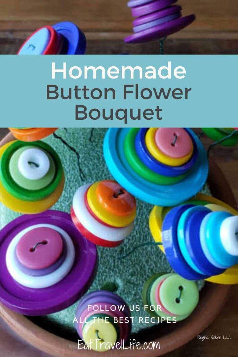 How to Make a Button Flower Bouquet (Easy DIY Gift Idea)