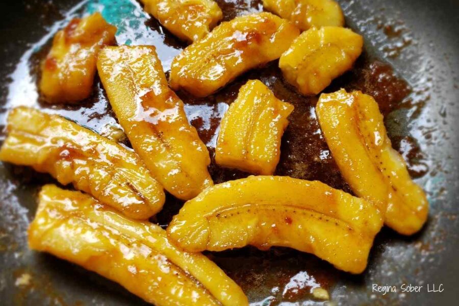 carmalized bananas