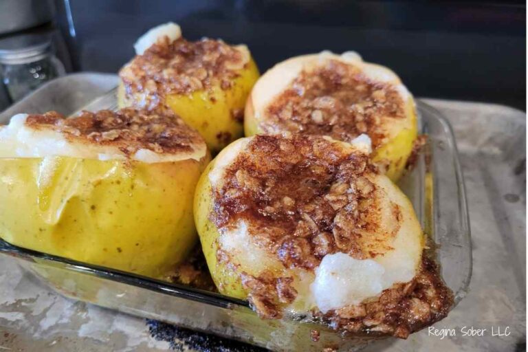 baked apple crisp using granny smith apples