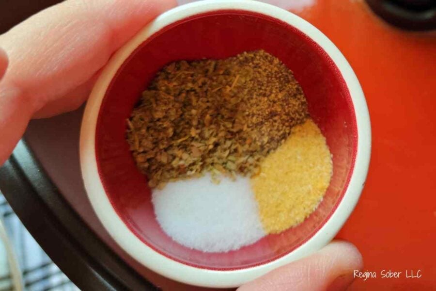 spices in tomato sauce