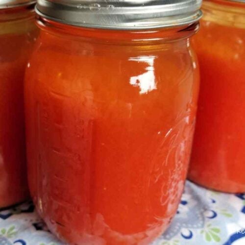 jarred tomato juice