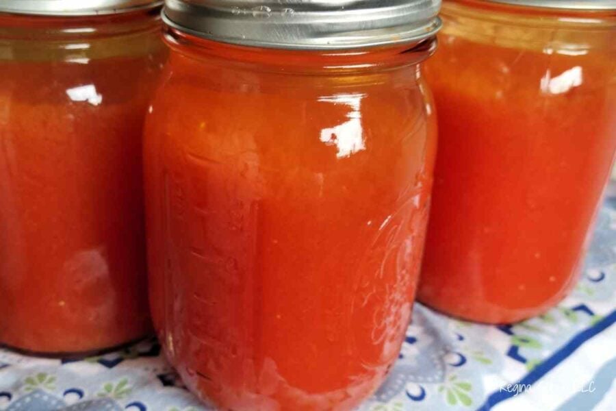 jarred tomato juice
