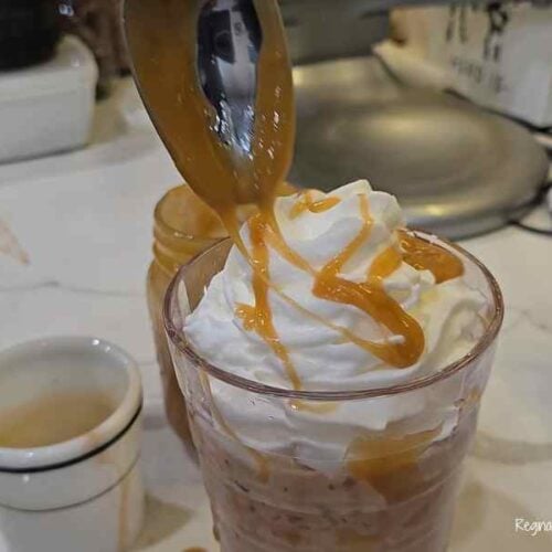 caramel latte coffee