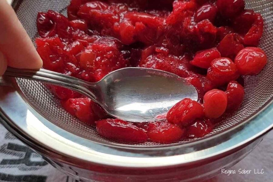crushed cranberries