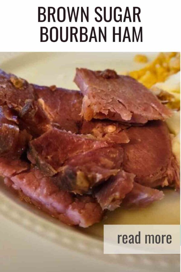 This brown sugar bourbon ham bakes tender with a sweet caramelized glaze. Perfect for holidays or small gatherings with simple ingredients.