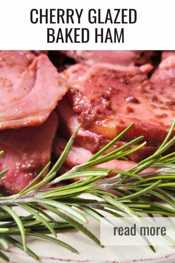 A sweet cherry rum glazed ham that caramelizes beautifully and makes any holiday dinner feel special. Easy ingredients, simple steps, and great leftovers.