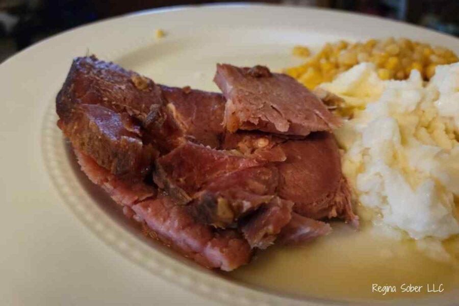 bourbon glazed brown sugar ham