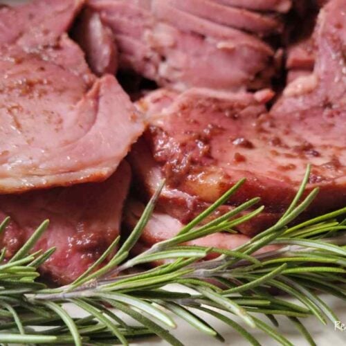 cherry spiral ham